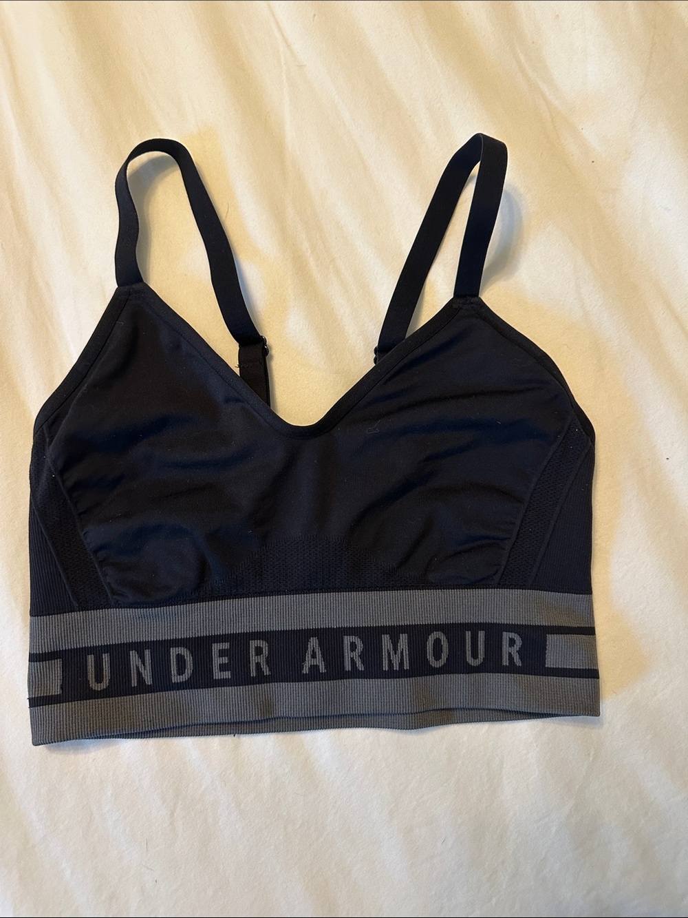 Under Armour Black & Gray Sports Bralette